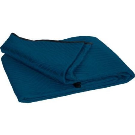 BOX PACKAGING Standard Moving Blankets 72" x 80" Blue, 6 Pack MB7280S